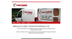 Desktop Screenshot of barrtechnicalsolutions.co.uk