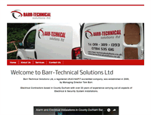 Tablet Screenshot of barrtechnicalsolutions.co.uk